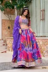 Mehvish Vol 29 By Dani Creation Tabby Silk Lehenga Choli